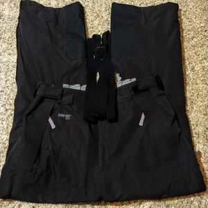 North Face Ski Snow Pants Black Size Large Men's